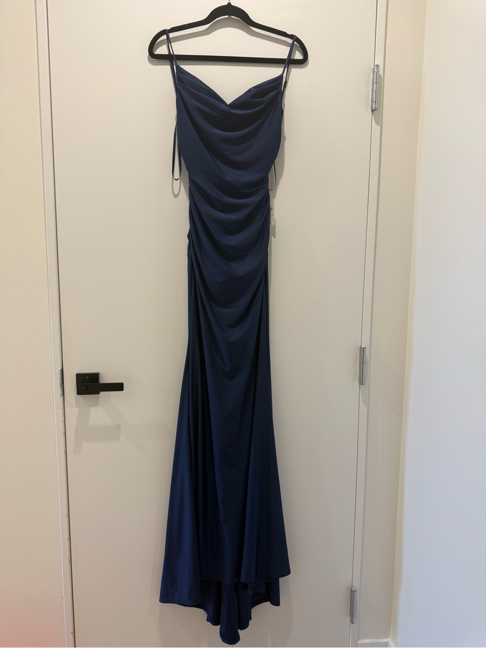 Windsor Navy Blue Backless Dress